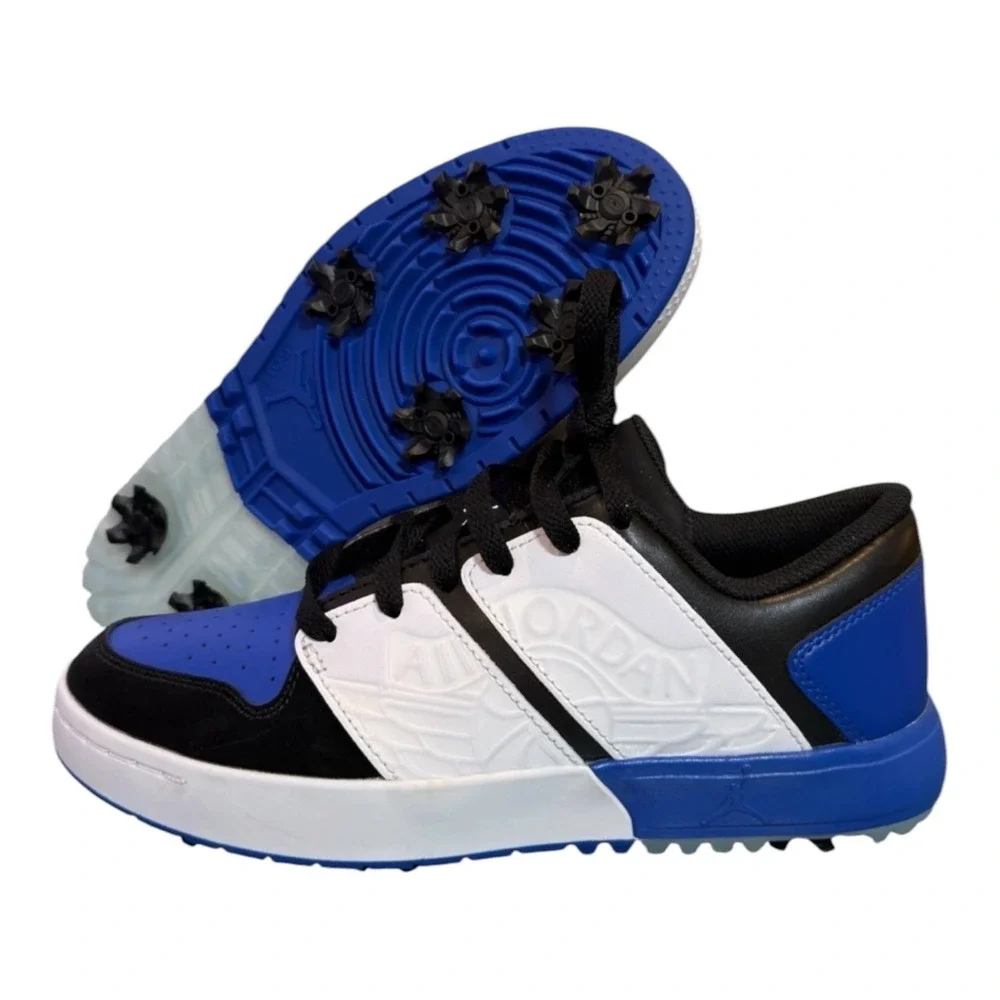Nike Air Jordan NU Retro 1 G Golf Shoes Blue White Black FZ4153 004 Men's Sz 15